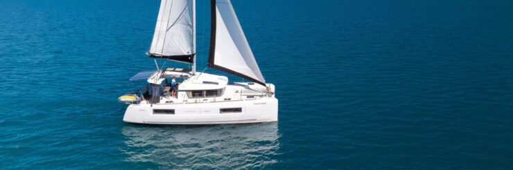Tickety Boo Lagoon 40.4G Sailing Catamaran Banner
