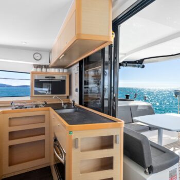 Offline Lagoon 42.4 Sailing Catamaran Galley & back deck