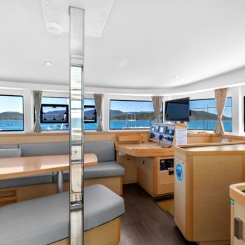 Offline Lagoon 42.4 Sailing Catamaran Saloon and galley