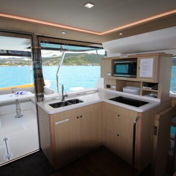 Destiny Aquila 44.35 Power Catamaran Galley