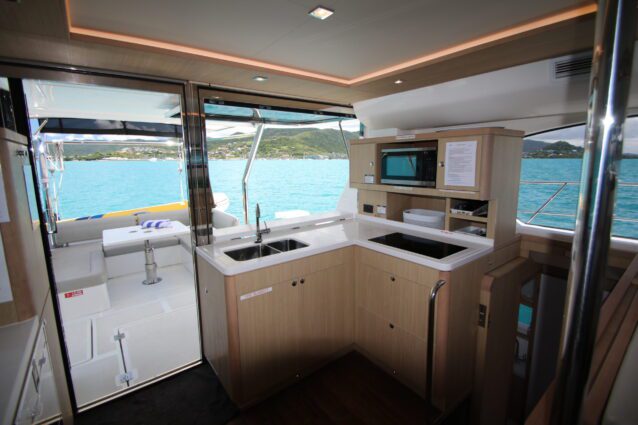 Destiny Aquila 44.35 Power Catamaran Galley