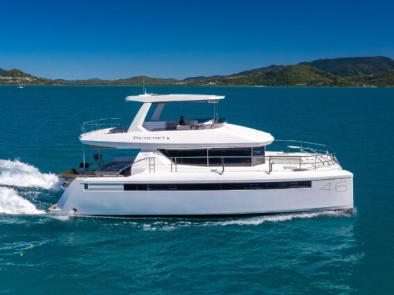 Ricochet Leopard 46.3 Power Catamaran Feature