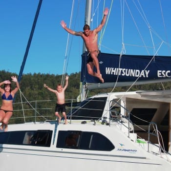 Fun for all ages, hire a yacht in the Whitsundays for a boating holiday