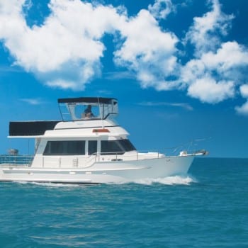 Whitsunday Escape Power Cruiser Integrity 35 honeymoon boat bareboat charter