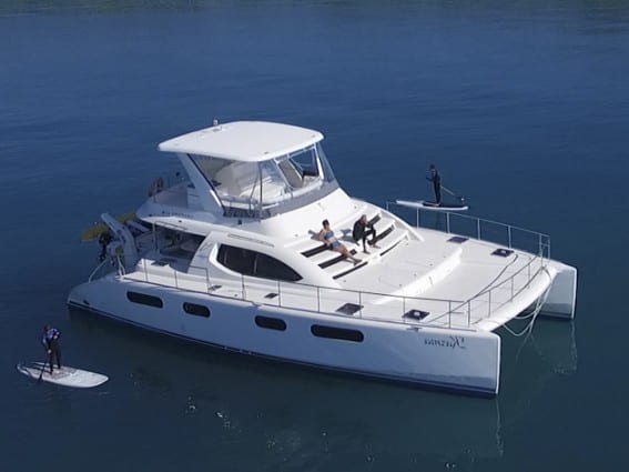 Whitsunday Escape Power Catamaran Leopard 47 Bareboat Charter Hire Australia