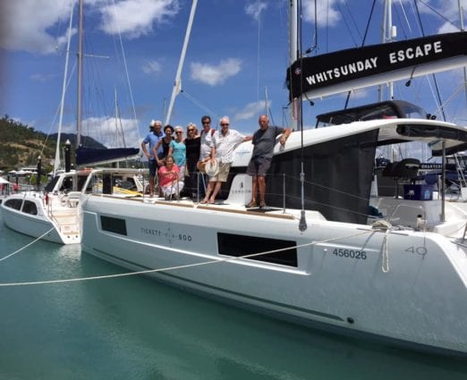 Group Family Tickety Boo Catamaran Charter Whitsunday Escape™