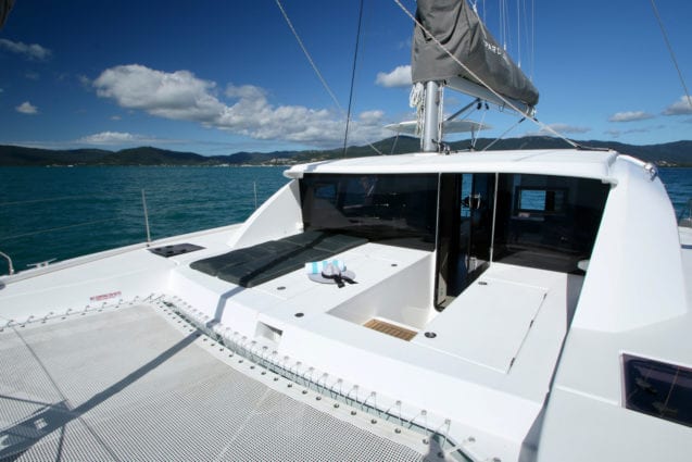 Whitsunday Escape Leopard 40 3 cabin foredeck