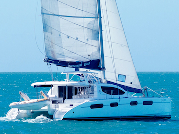 Whitsunday Escape Leopard 46 sailing catamaran for rent bareboat charter hire