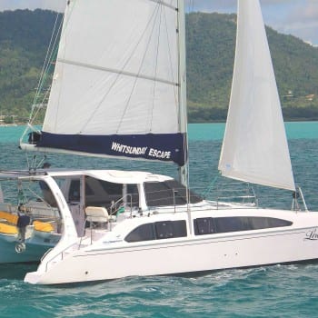 Whitsunday Escape sailing catamaran Seawind 1250 Bareboat Charter Hire Australia