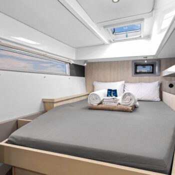 Argo Leopard 48.4 Sailing Catamaran - Port aft cabin
