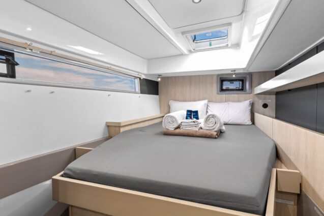 Argo Leopard 48.4 Sailing Catamaran - Port aft cabin