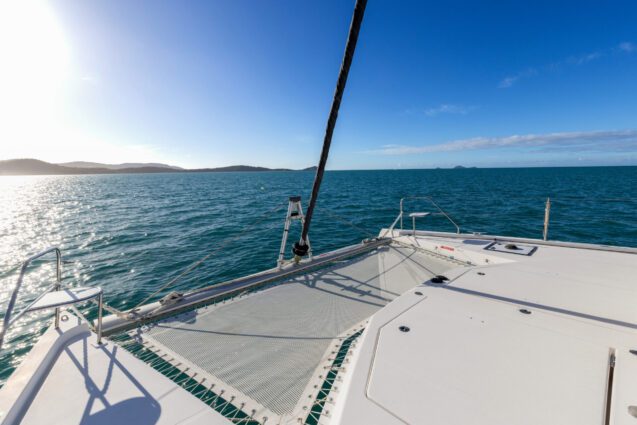 Argo Leopard 48.4 Sailing Catamaran - Bow nets