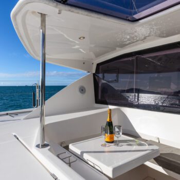 Argo Leopard 48.4 Sailing Catamaran - Front cockit view 2