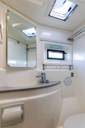 Argo Leopard 48.4 Sailing Catamaran Bathroom 2