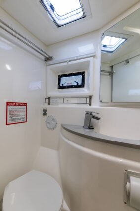 Argo Leopard 48.4 Sailing Catamaran Bathroom 4
