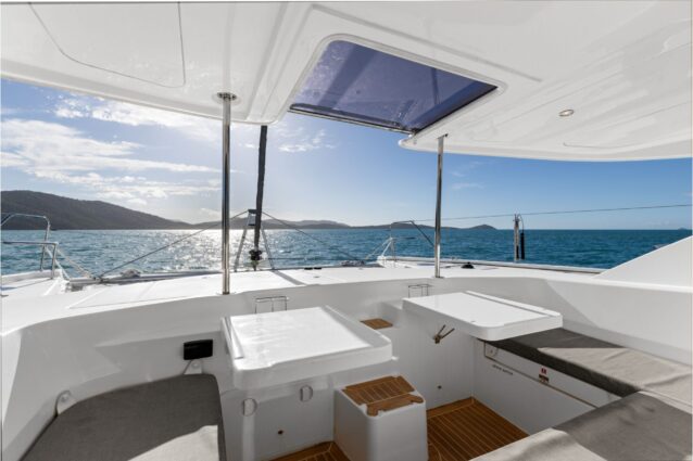 Argo Leopard 48.4 Sailing Catamaran - Forward cockpit