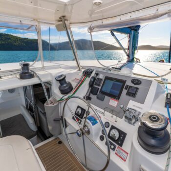 Argo Leopard 48.4 Sailing Catamaran - Helm