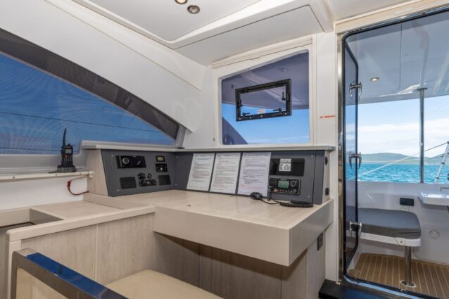 Argo Leopard 48.4 Sailing Catamaran - Nav desk