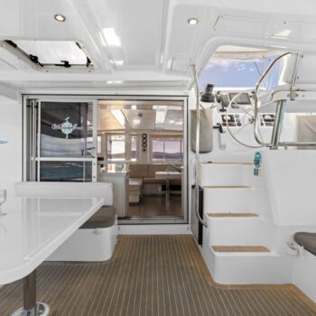 Argo Leopard 48.4 Sailing Catamaran - Rear Deck & Helm
