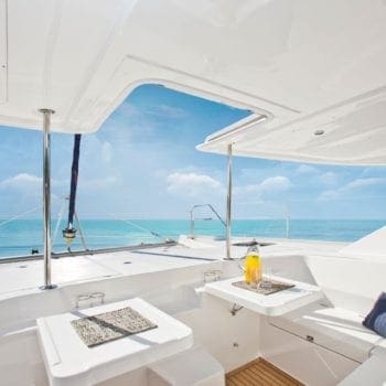 Whitsunday Escape sailing catamaran Leopard 48 Forward Cockpit