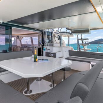 Mysa Leopard 50.5 Sailing Catamaran - Back deck view 2