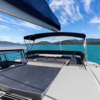 Mysa Leopard 50.5 Sailing Catamaran - Flybridge Day Bed