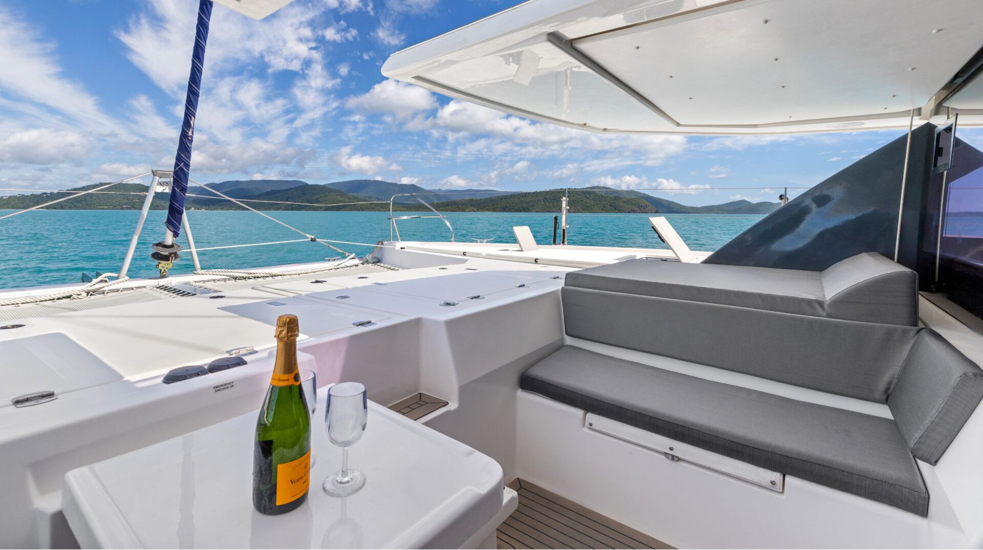 Mysa Leopard 50.5 Sailing Catamaran - Front Cockpit 2