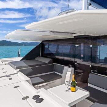 Mysa Leopard 50.5 Sailing Catamaran - Front Cockpit
