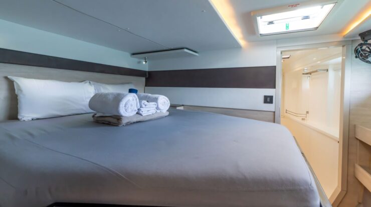 Mysa Leopard 50.5 Sailing Catamaran - Stbd aft bed