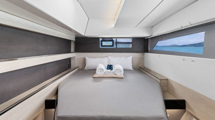 Mysa Leopard 50.5 Sailing Catamaran - Stbd fwd bed
