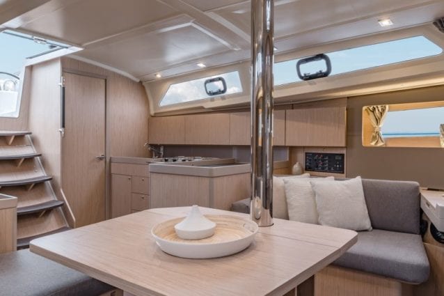 Whitsunday Escape Sailing Yacht Beneteau 41.1 Saloon and Galley
