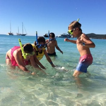 Kids love bareboating holidays in the Whitsundays