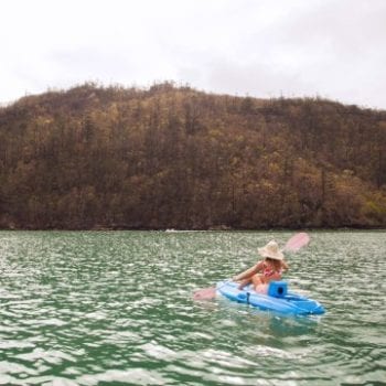 Go kayaking to stay fit while on bareboat holiday