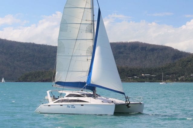 Grainger 40 sailing catamaran Whitsundays yacht for rent