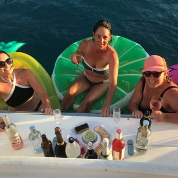 make your own swim up bar on mum-cation with Whitsunday Escape