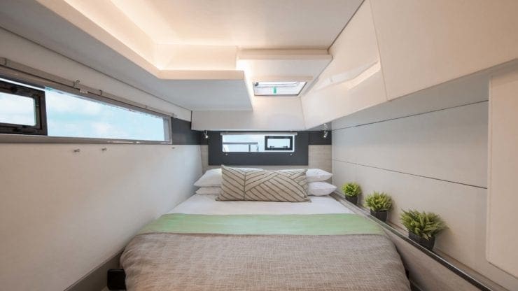 Whitsunday Escape Leopard 403 owners cabin bed
