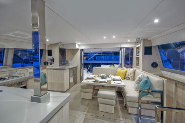 Whitsunday Escape Leopard 403 saloon from forward door