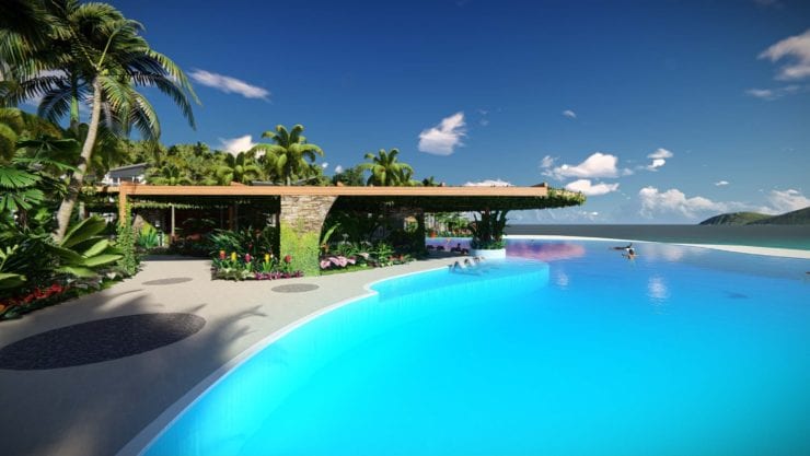 Daydream Island 2018 refurbishment new beachfront infinity pool