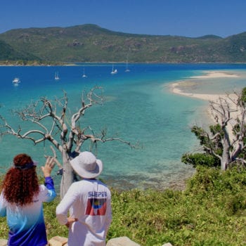 Visit new Langford Island bushwalk lookout for amazing views with Whitsunday Escape