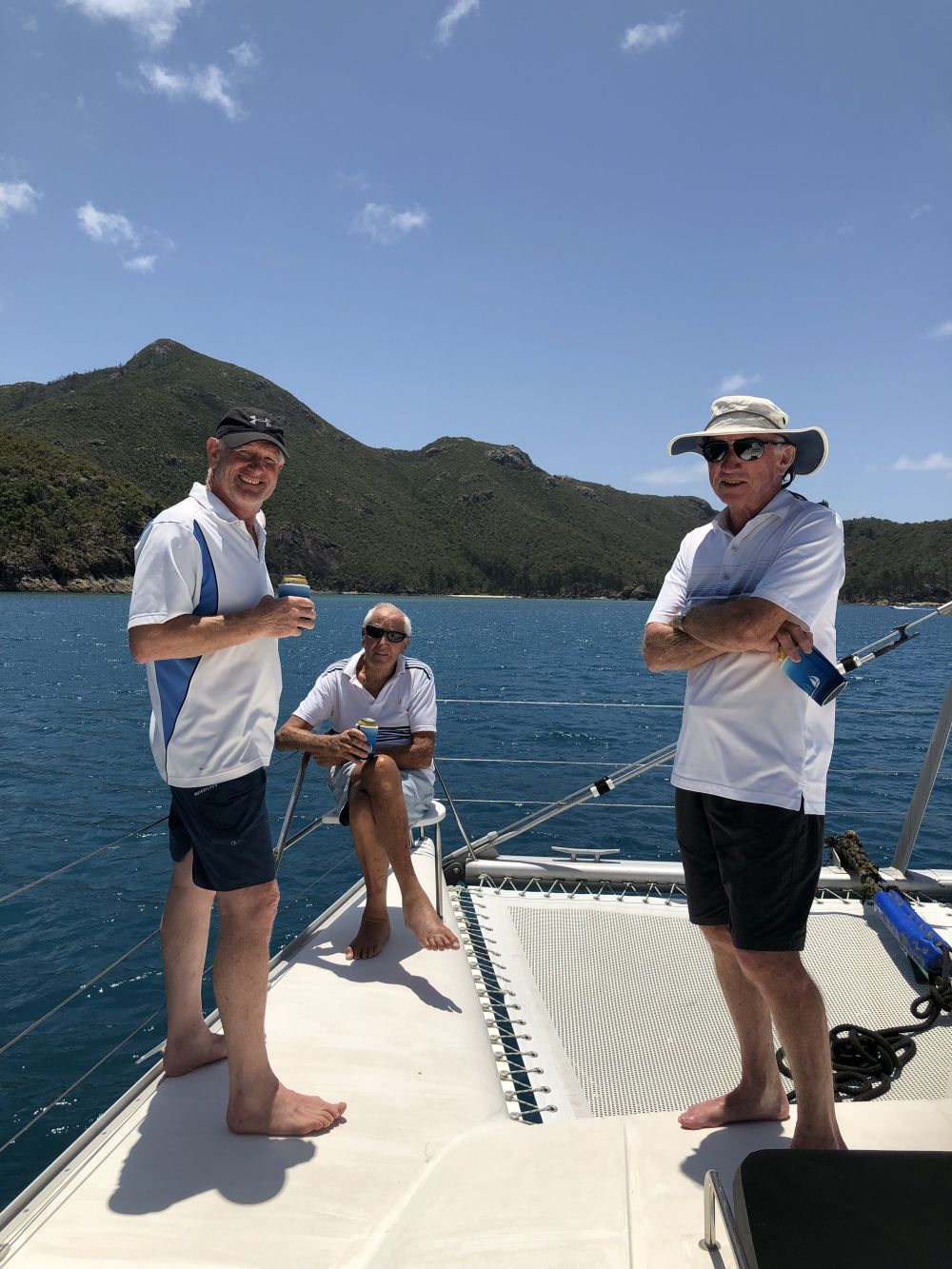 Catamaran Sailing Holiday Group Fishing Friends Fun Adventure Whitsunday Escape™