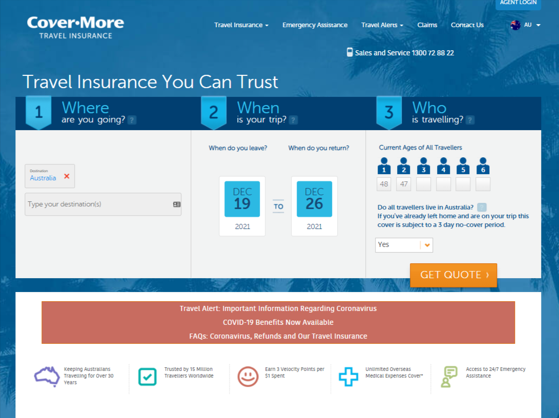 covermore travel insurance online claim