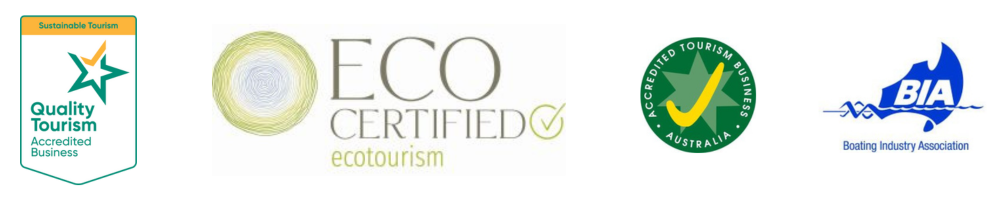 Quality Tourism Accreditation, ECO Certified Accreditation, Accredited Tourism Business Australia & Boating Industry Association Accreditation