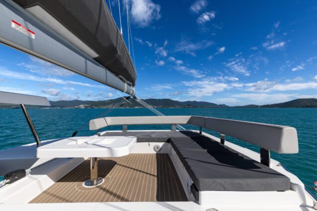Seas The Day Leopard 42.3 Sailing Catamaran Upper Deck
