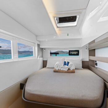 Seas the Day Leopard 42.3 Sailing Catamaran Aft Stb cabin