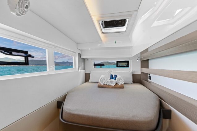 Seas the Day Leopard 42.3 Sailing Catamaran Aft Stb cabin