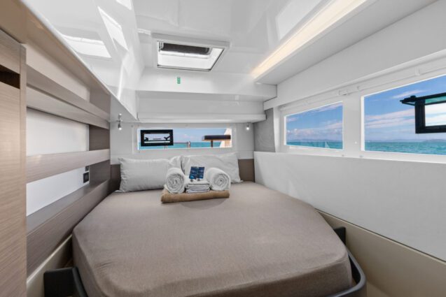 Seas the Day Leopard 42.3 Sailing Catamaran Port Cabin