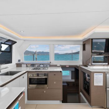 Seas the Day Leopard 42.3 Sailing Catamaran - Galley