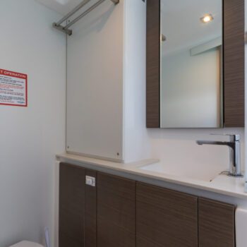 Seas the Day Leopard 42.3 Sailing Catamaran Bathroom 3