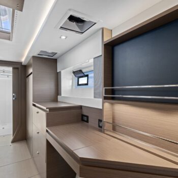 Seas the Day Leopard 42.3 Sailing Catamaran Owners Cabin