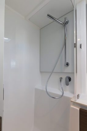 Seas the Day Leopard 42.3 Sailing Catamaran Shower head